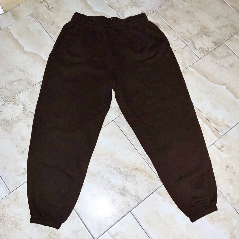 ARDENE Dark Brown Oversized Joggers - Size L